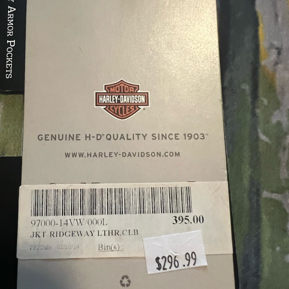 Harley-Davidson Pink Collection Jacket with Pink Wing Design - Picture 6 of 6